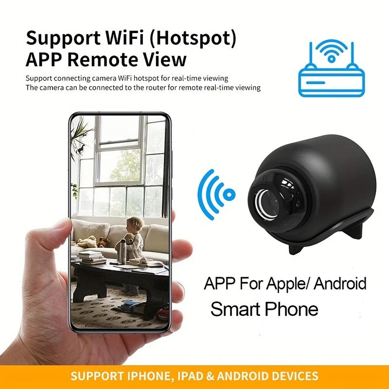 Portable Wireless Network Surveillance Camera